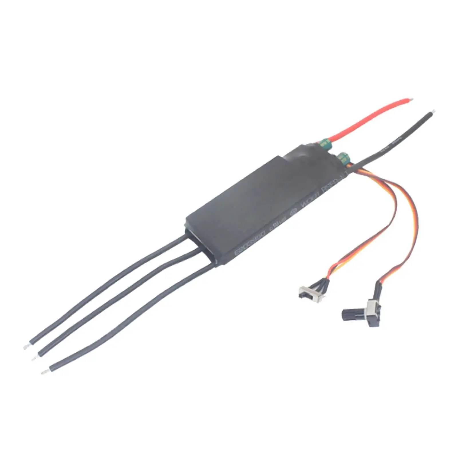 DC Motor Speed Controller with Potentiometer with Overload Protector Compact Size Brushless Hallless Motor for Fan Accessories