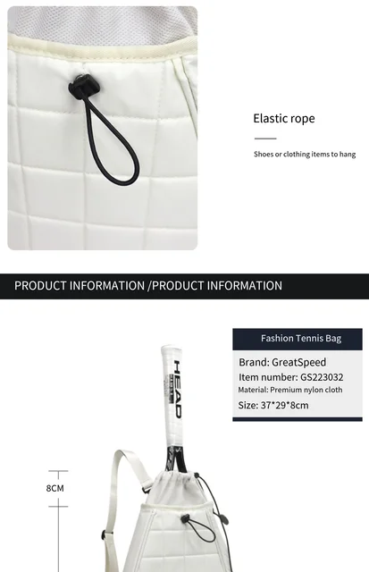 korean Tennis bag sport accessories men women badminton backpack