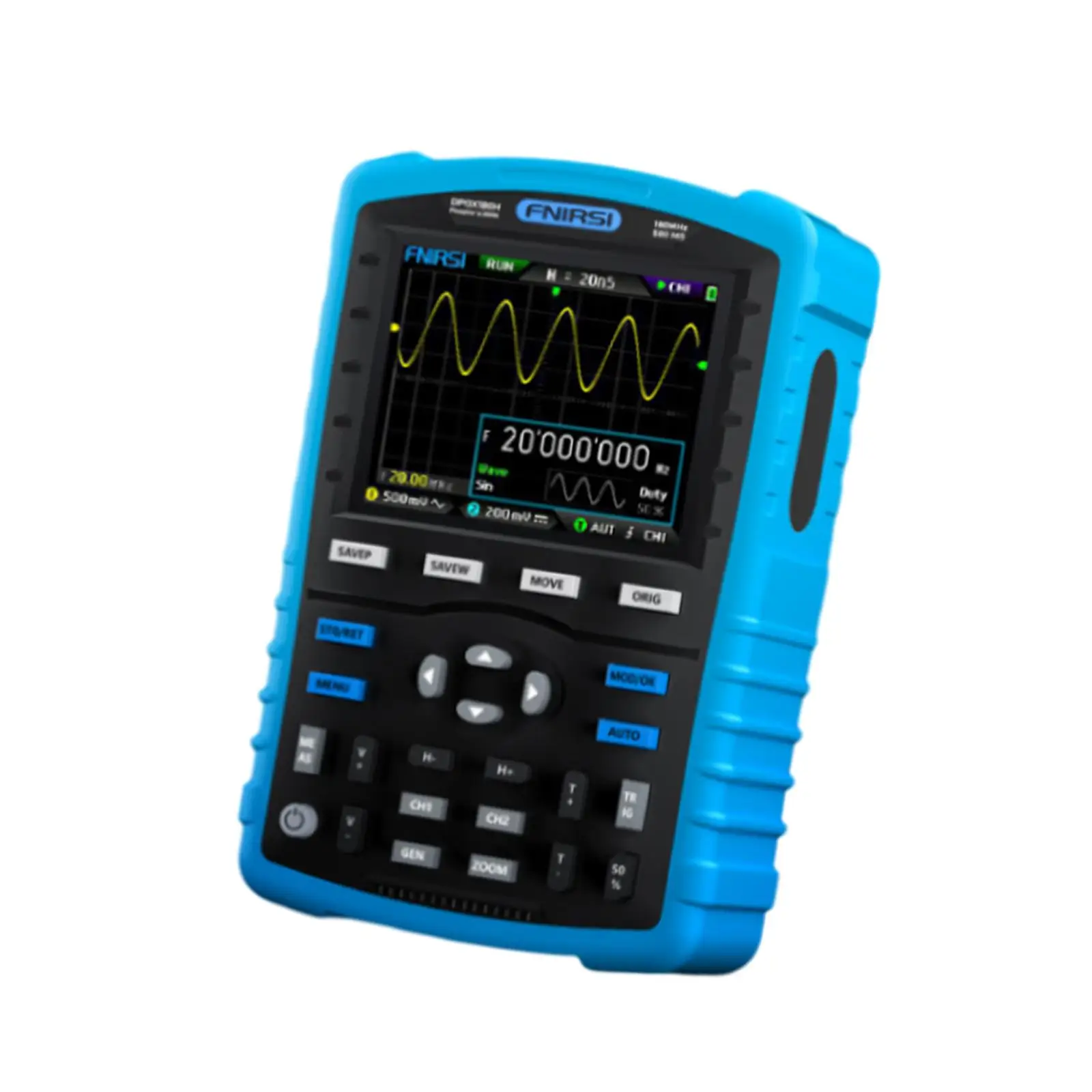 Handheld Oscilloscope Multimeter 180MHz with LED Backlit Screen Professional