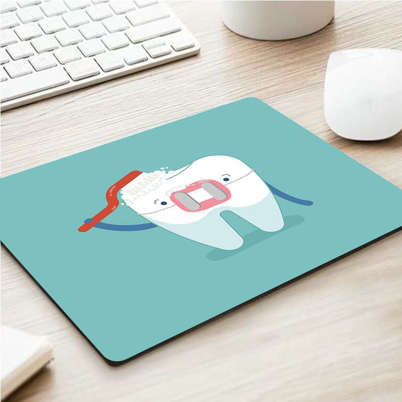 Cute Cartoon Tooth Mouse Pad