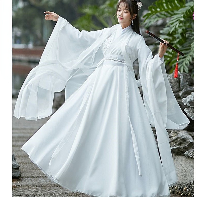 White traditional outlet chinese dress