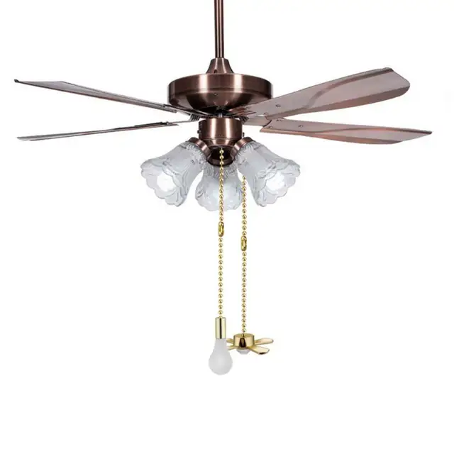 4Pcs Ceiling Fan Pull Chains Wooden Ceiling Fan Chain Pulls Wooden Pendant Pull  Chain Extension for Ceiling Light Lamp Fan