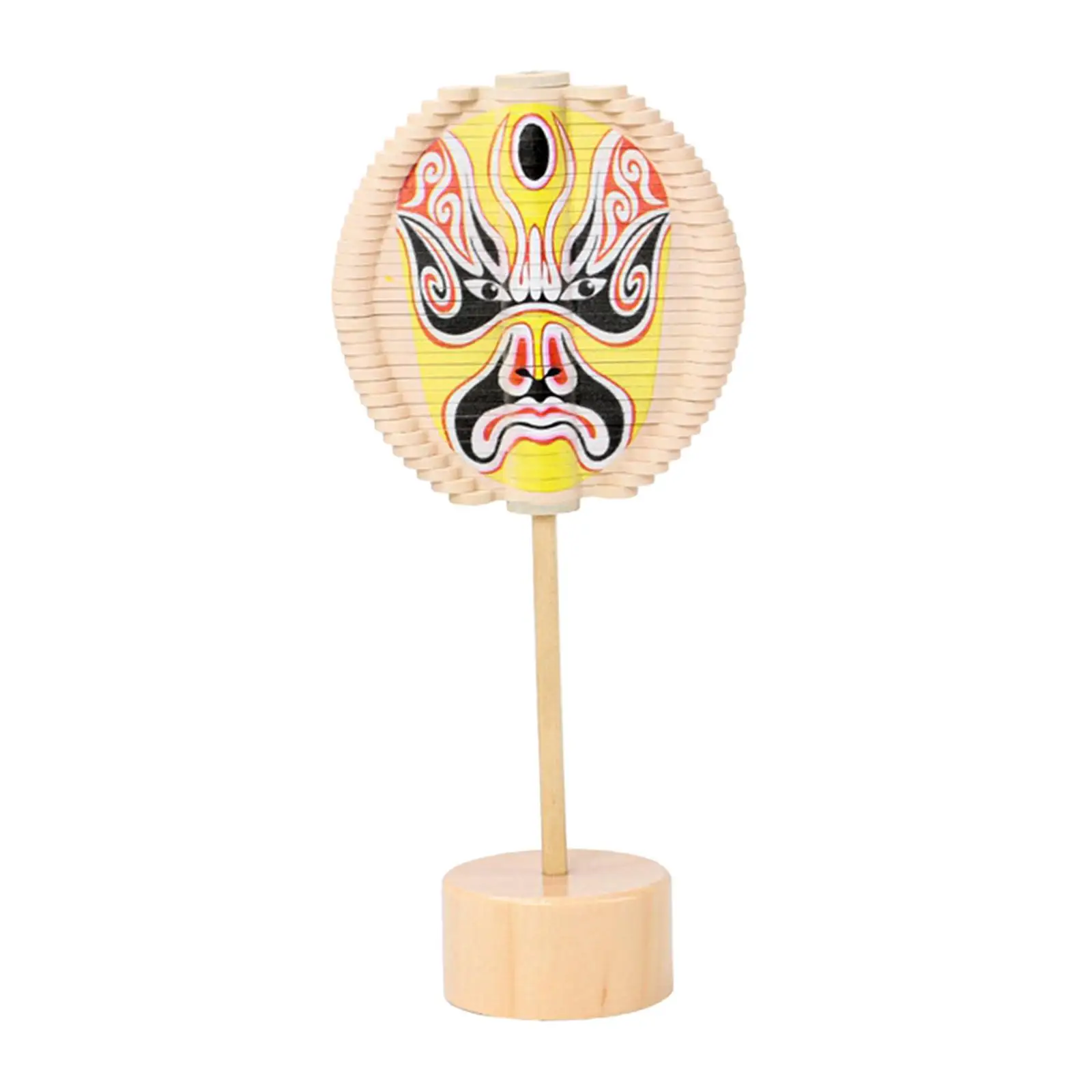 Wooden Rotating Spiral Lollipop Desktop Decoration Gadget for Party Favors