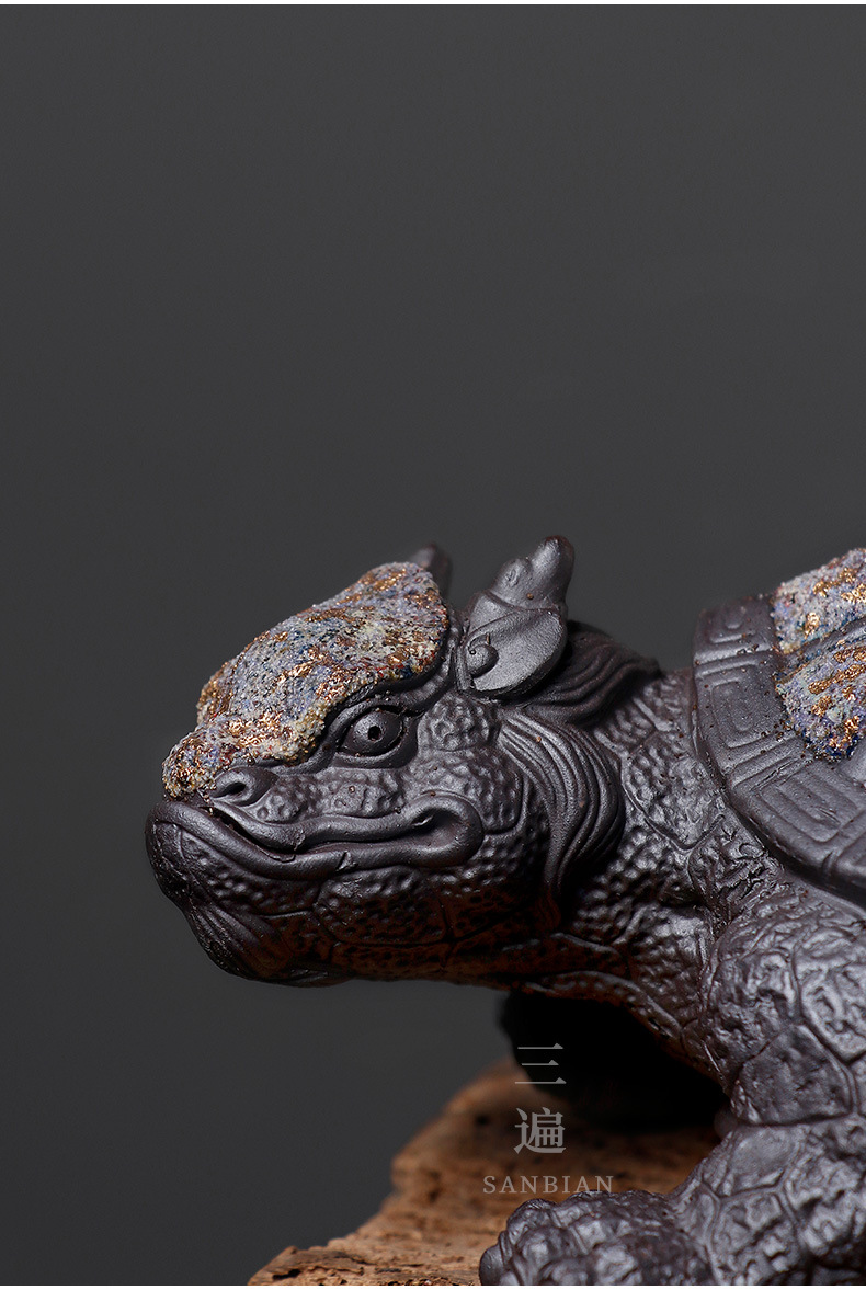 Rock and Mineral Colorful Dragon Turtle_09.jpg