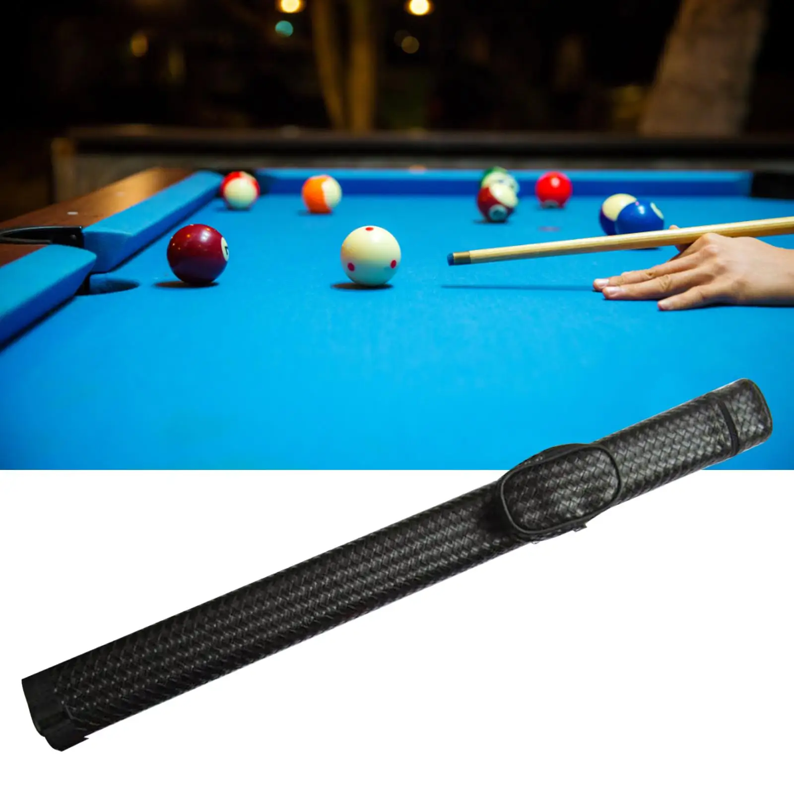 Portable Pool Cue Case Pool Cue Rod Carrying Bag Billiard Cue Storage Billiards Accessories