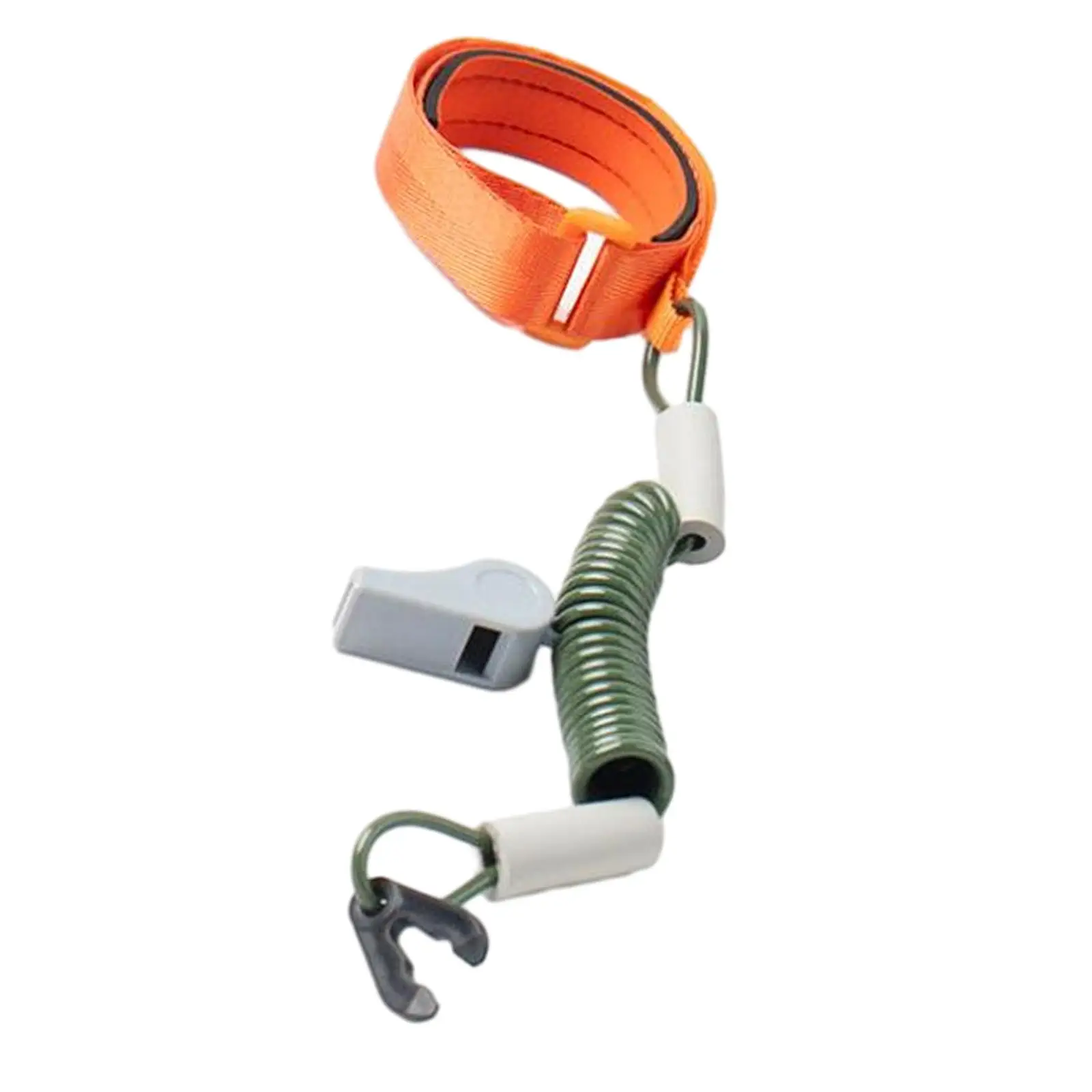 Boat Engine Safety Kill Stop Switch Lanyard Cord with Key Whistle Portable