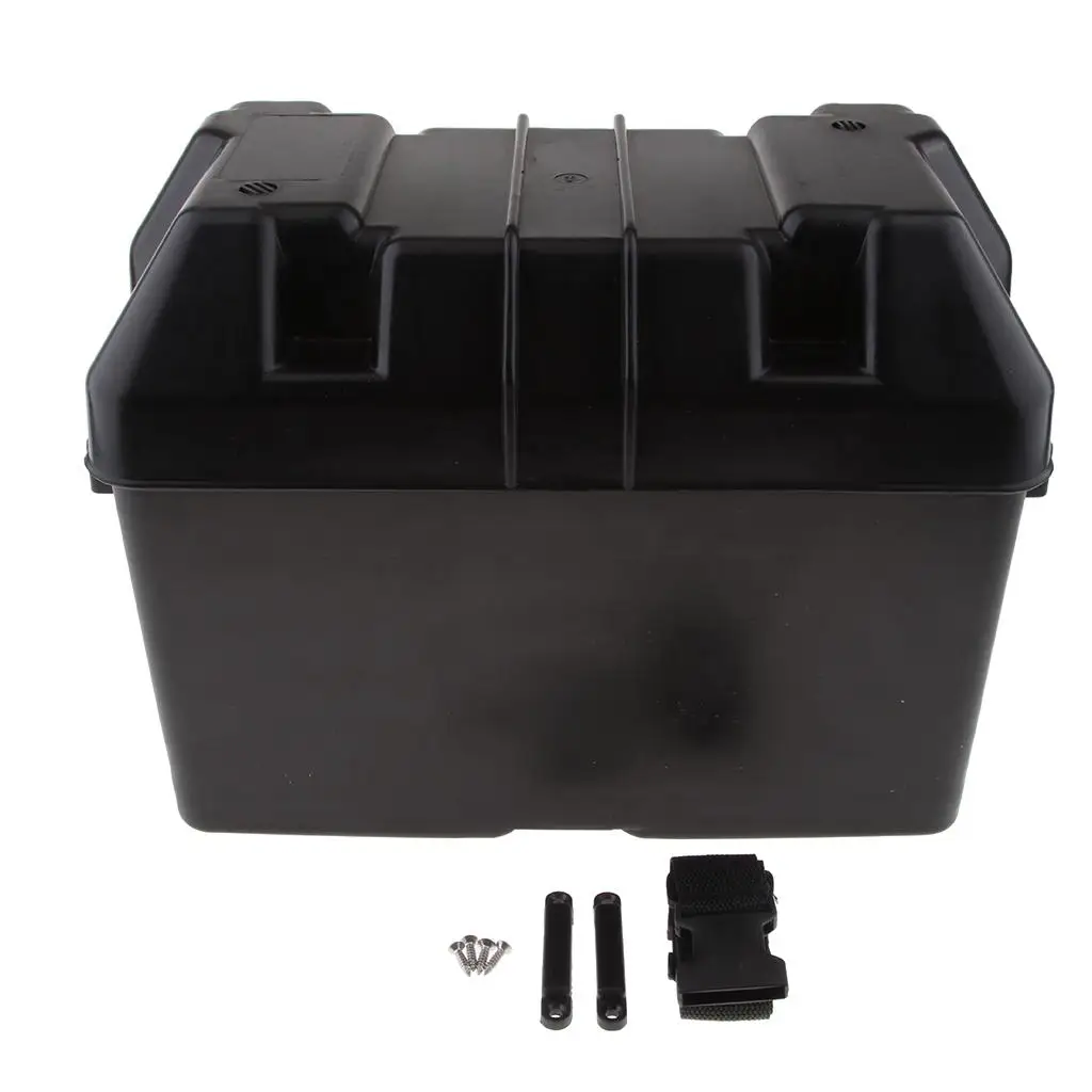 Snap-Top Box Vented Power Guard for 12V Marine, RV, Boat, and Trailer Batteries,