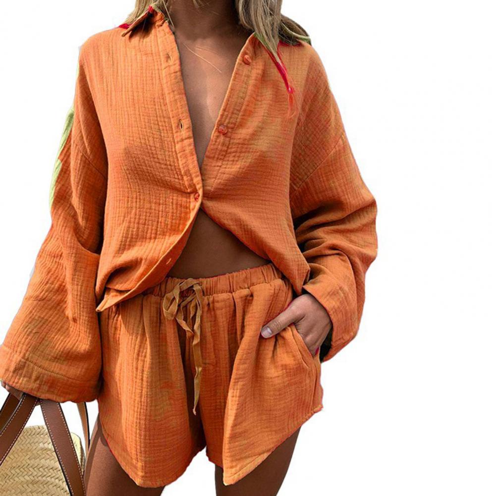 2 pçs set mulheres blusa calças definir