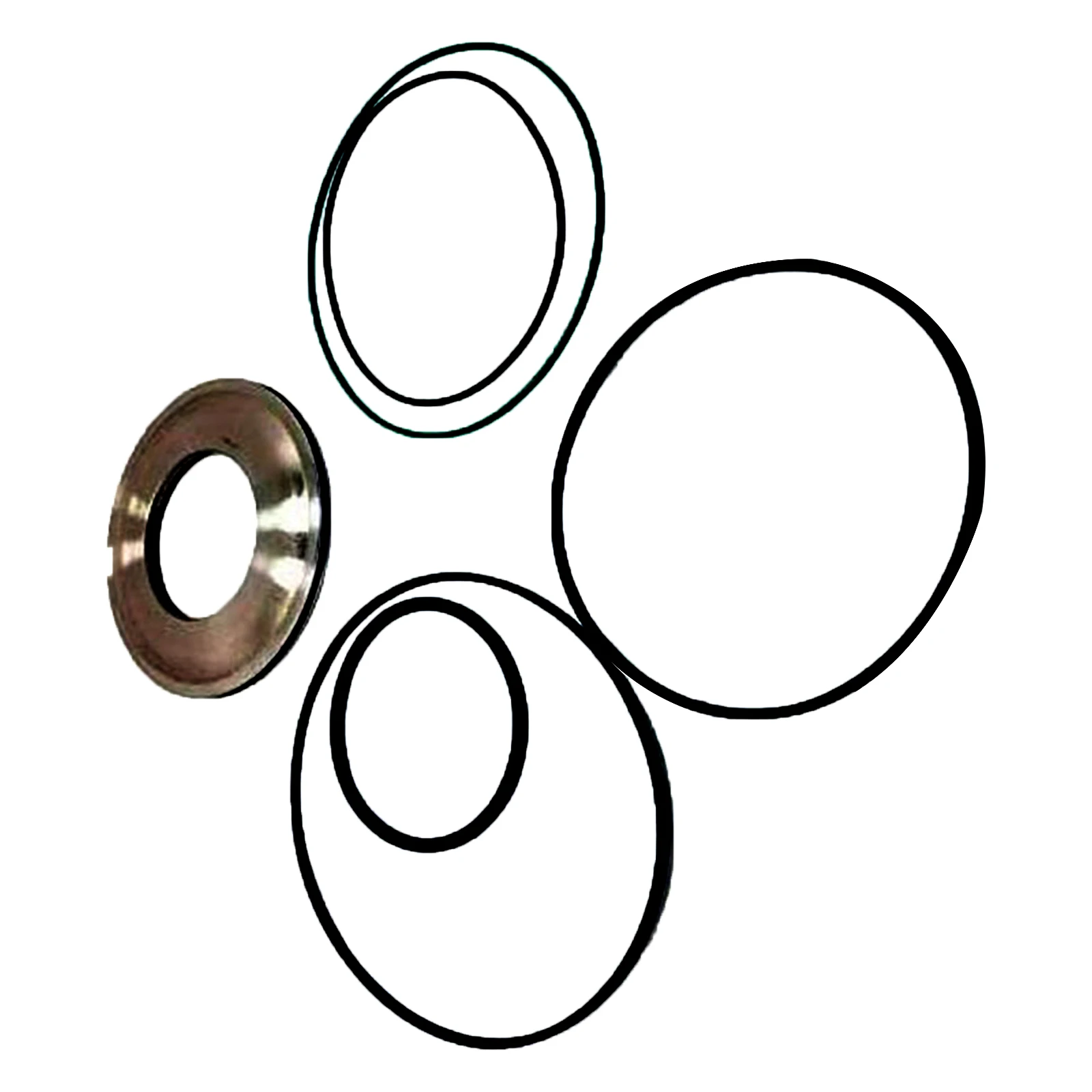 Car Piston Kit Pulley Steel Piston Rebuild O-Ring JF015E RE0F11A for  Compact Lightweight