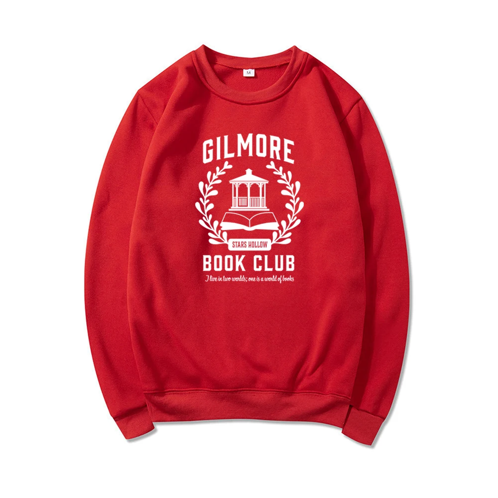 livro clube crewneck moletom gilmore sweatshirts feminino gráfico hoodies estrelas oco hoodie pullovers tv mostrar fãs roupas de presente