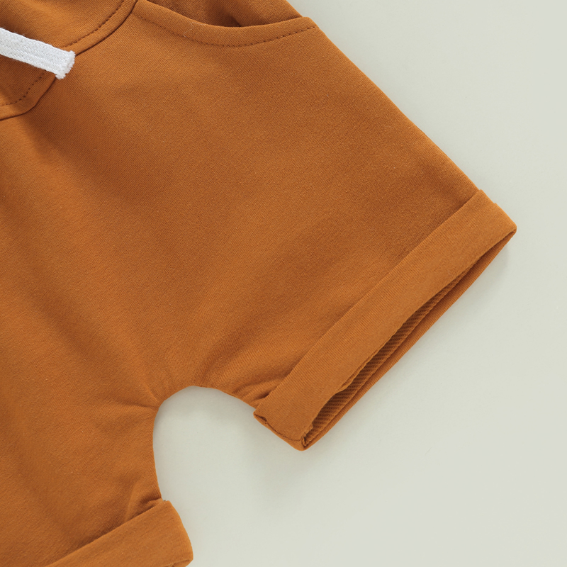 FOCUSNORM 4 Farben Sommer Kausalen Baby Jungen Kleidung Sets 2 stücke Brief Drucken Kurzarm Pullover T Shirts + Solide shorts – Detail 22