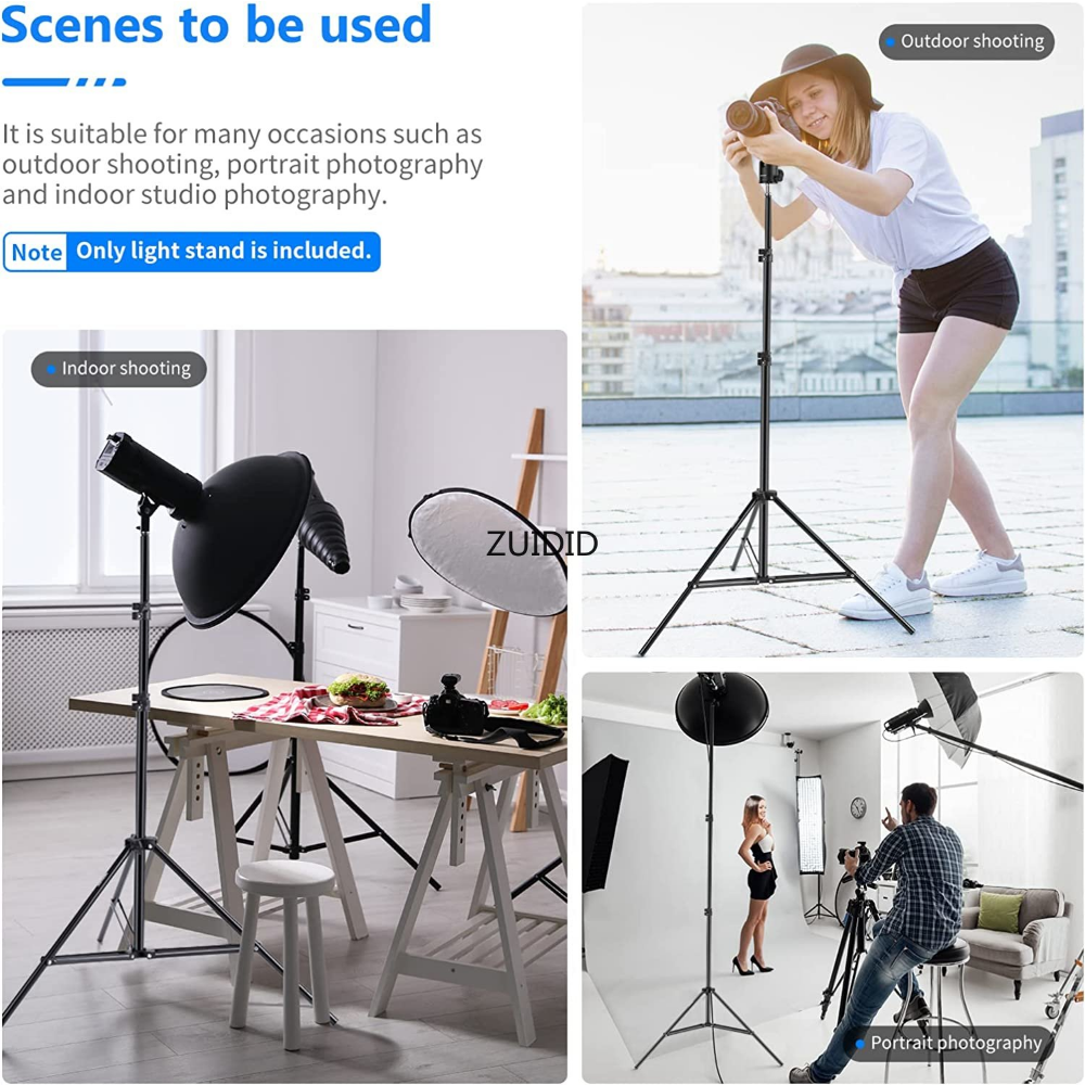 Title 10, Photographic 50/120/160cm Lighting Stand Fill L...