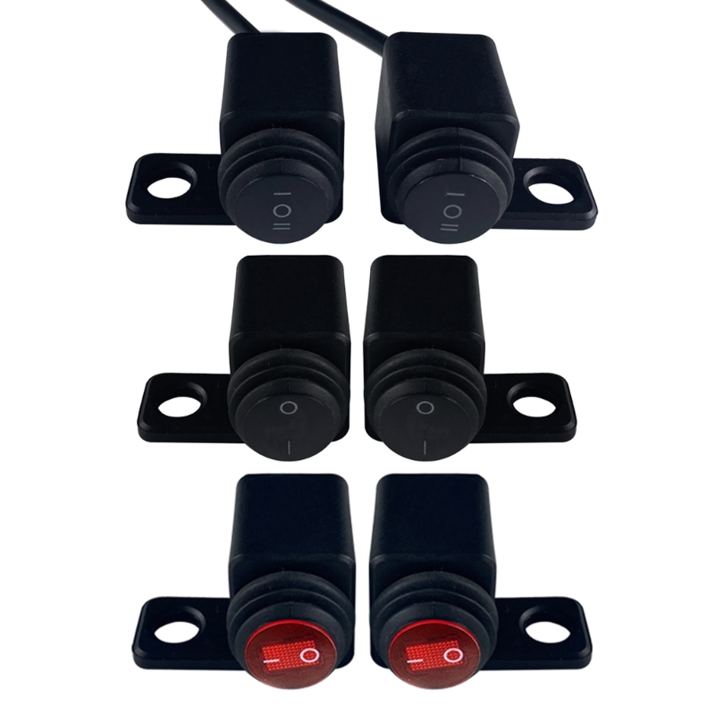 12V Motorrad Lenker Scheinwerfer Knopfsc halter Aluminium legierung Ein/Aus Nebels chein werfer Schalter links/rechts Metallsc halter – Detail 19