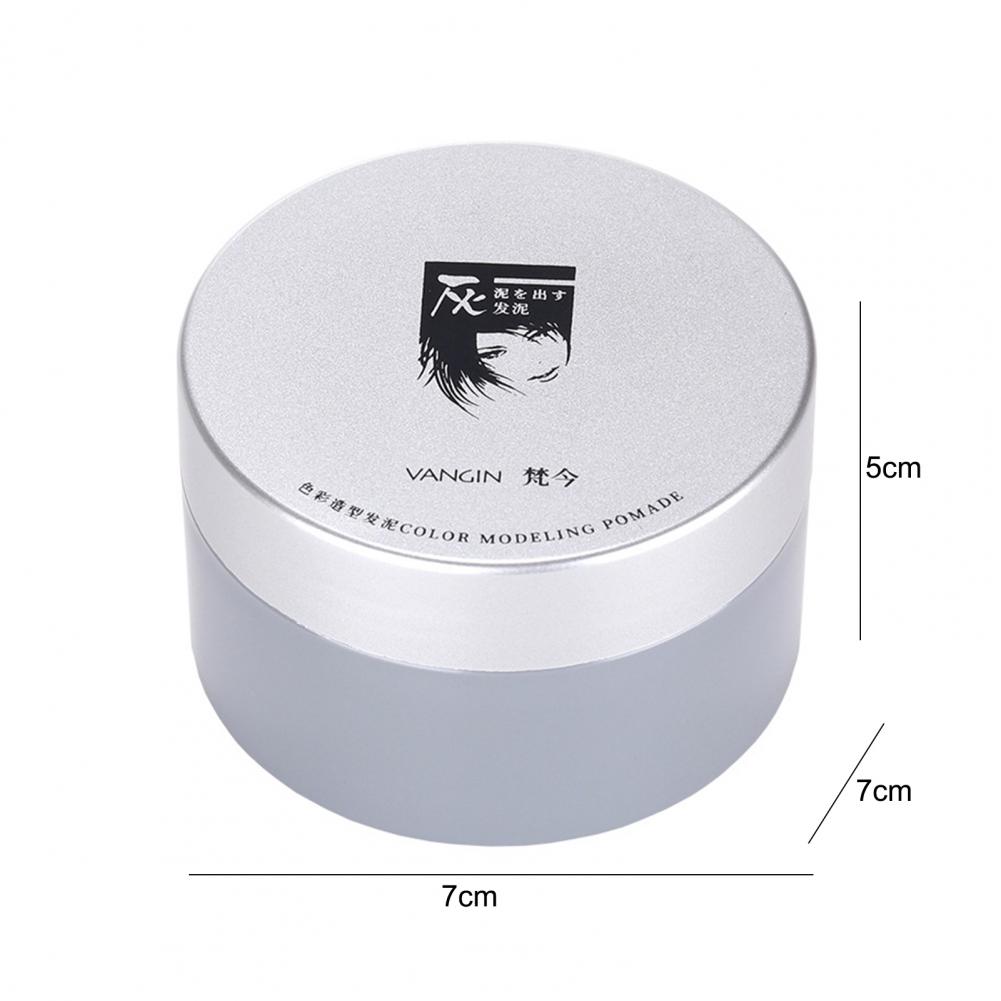 Description Picture 3 of item120g Easy-operating Hair Wax Easy-cleaning Colorful Easy-carrying Hair Colour Styling Wax Clay