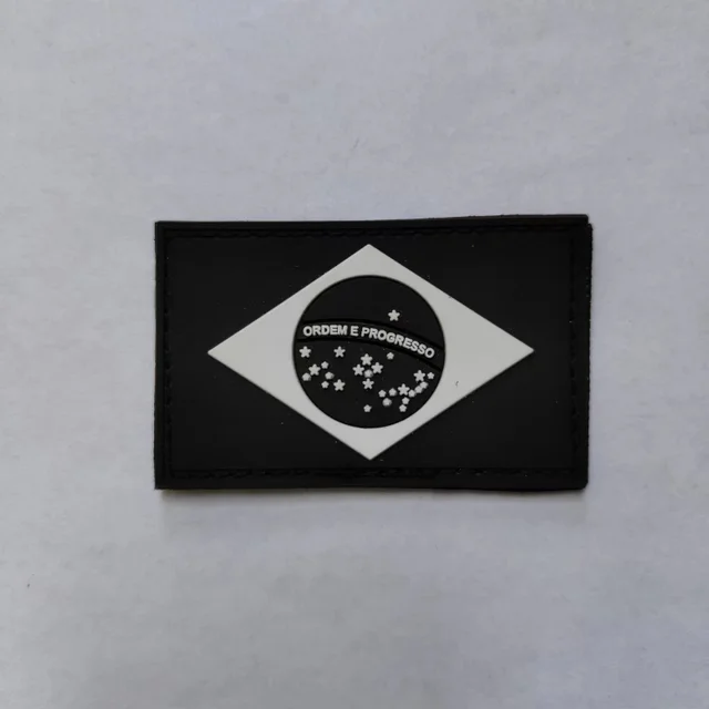 American Flag - Black and White - Removable Patch