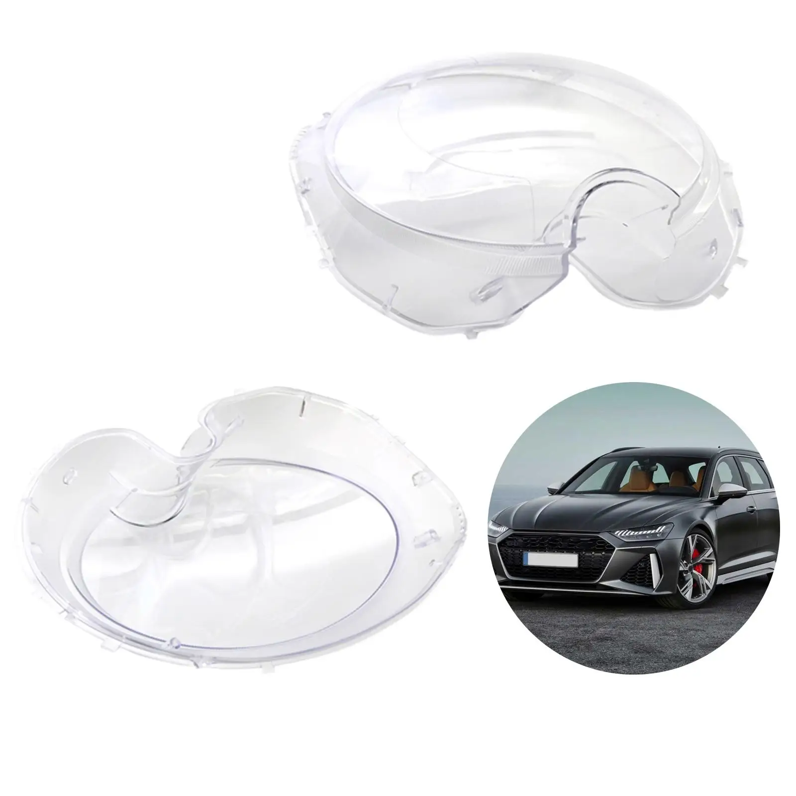 Front Transparent Headlight Lens Cover Lampshade for Mini R56 Cooper Hatchback 07-13 63127270023 Replace Parts Accessories