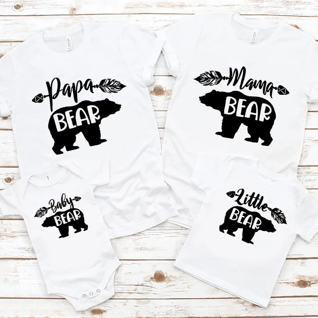 Mama Bear/Baby Bear Shirts Mom and New Baby Set Matching Shower