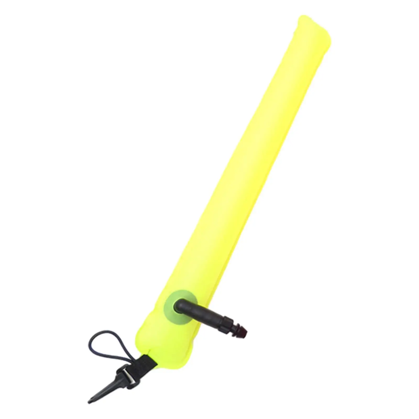 Surface Marker Buoy Highly Visible Closed Bottom Tube for Snorkeling