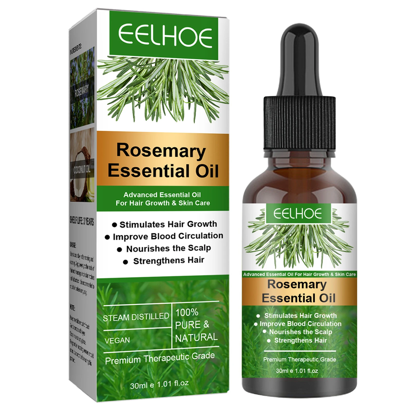 Best of Rosemary Essential Oil Hair Growth Oils Pure Natural 30ML Hair Essential Oils For Nourish Shiny Hair Healthy Care Reviews & Tips