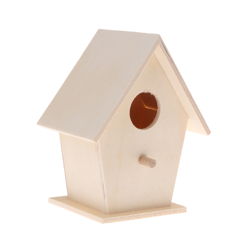 Title 1, new Bird House to Paint for Adults Outside Wood...