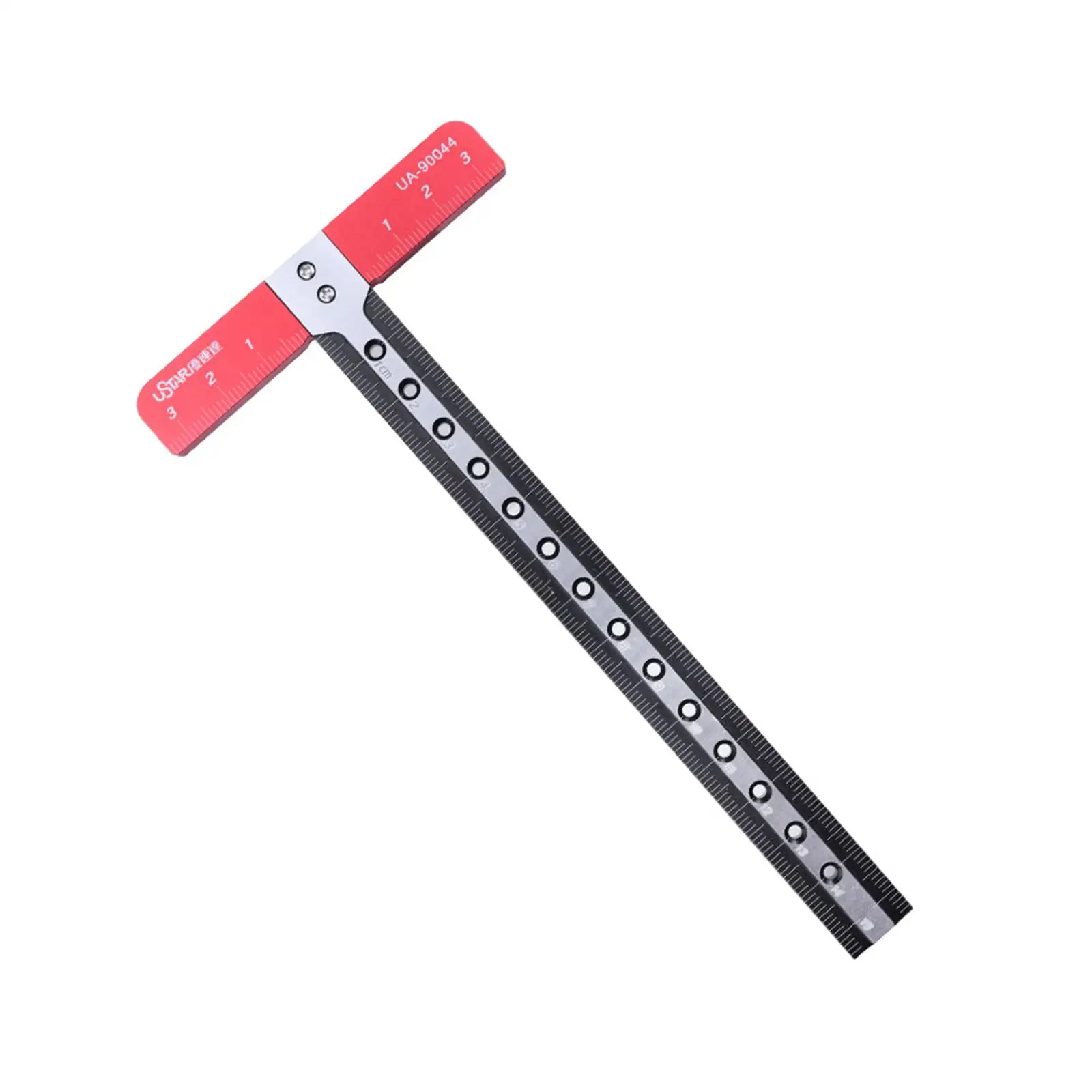 T Square Ruler Shape Positioning Ruler Aluminum Alloy Precise Angle -90044 for Drafting Tools Model Making Tools Hobby DIY