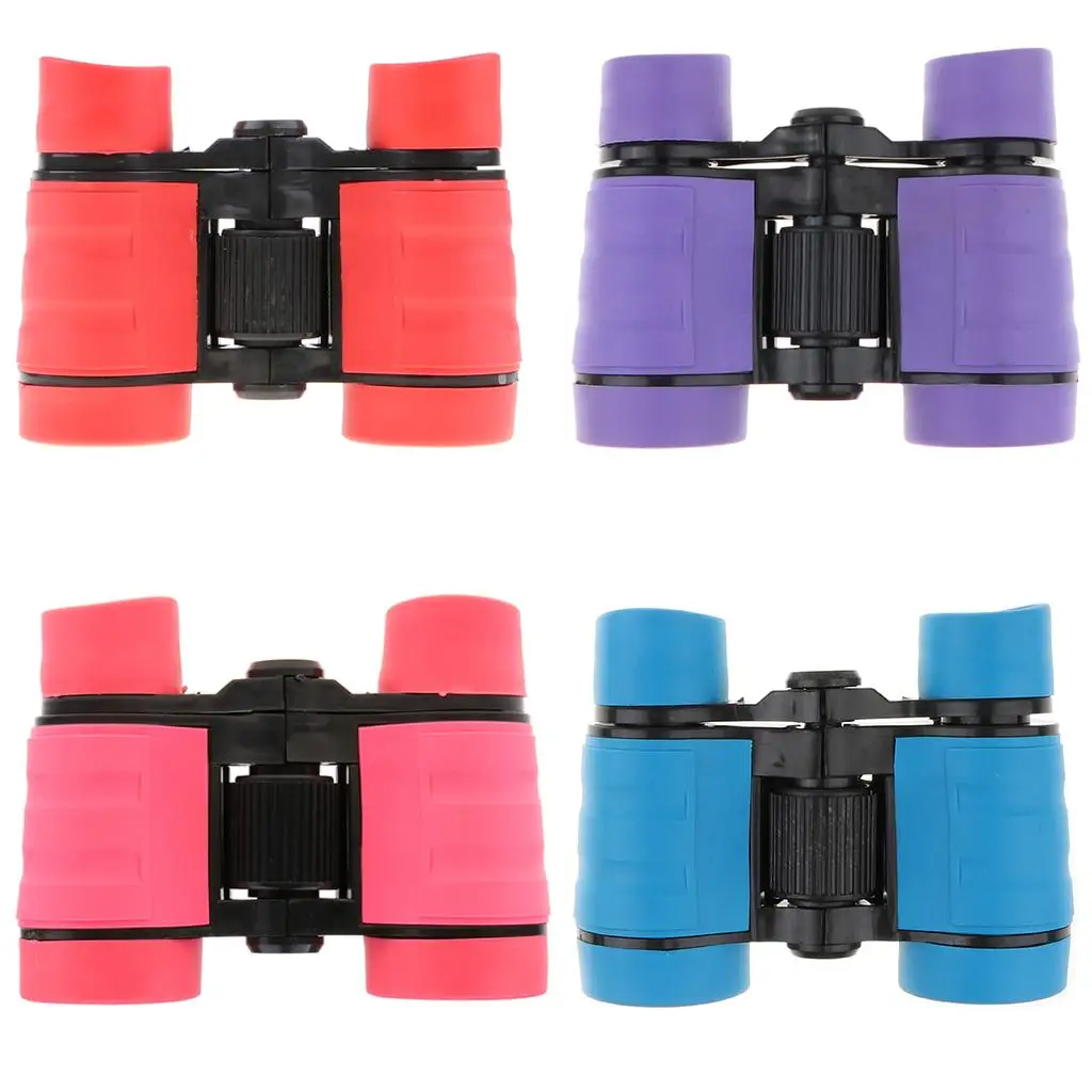 4x30  Colorful Binoculars   with a Small Pouch Kids Outdoor Educational Toy 