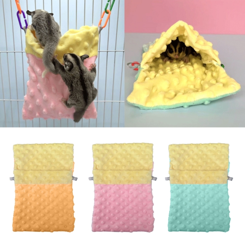 Title 2, new Plush Sugar Glider Sleeping Bag Hamster Cag...