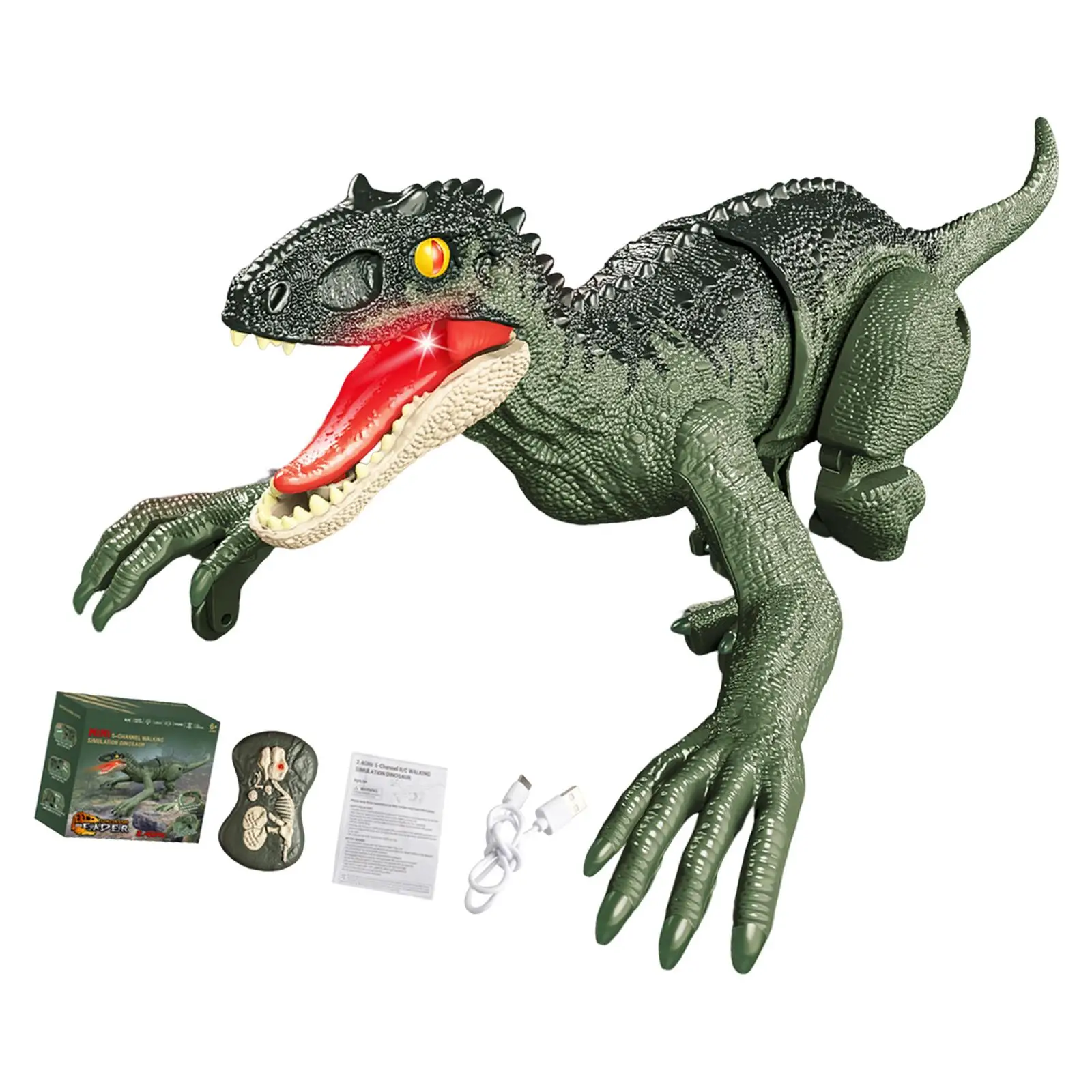 RC Dinosaur Toy Walking Dinosaur Toys Remote Control Dinosaur Toys Children Dinosaur Toys for Kids Toddlers Boys Holiday Gifts