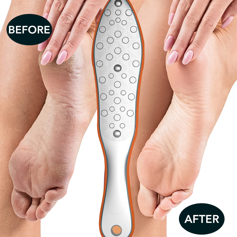 Best of 1pcs Foot Rub File Stainless Steel Double-sided Foot Rasp Heel File Hard Dead Skin Callus Remover Exfoliating Pedicure Care Tool Reviews & Tips - Image 3