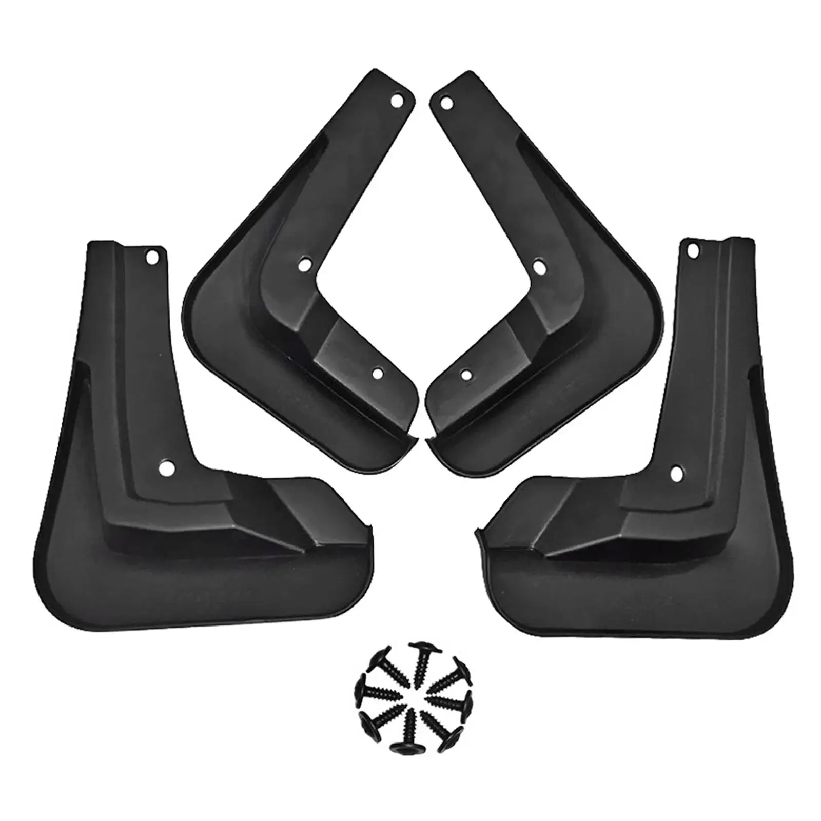 4Pcs Mud Flaps Splash Guards ,Mudguard Fender ,Front and Rear Side ,Mudflaps for Sagitar Jetta A7 Quality Professional Durable