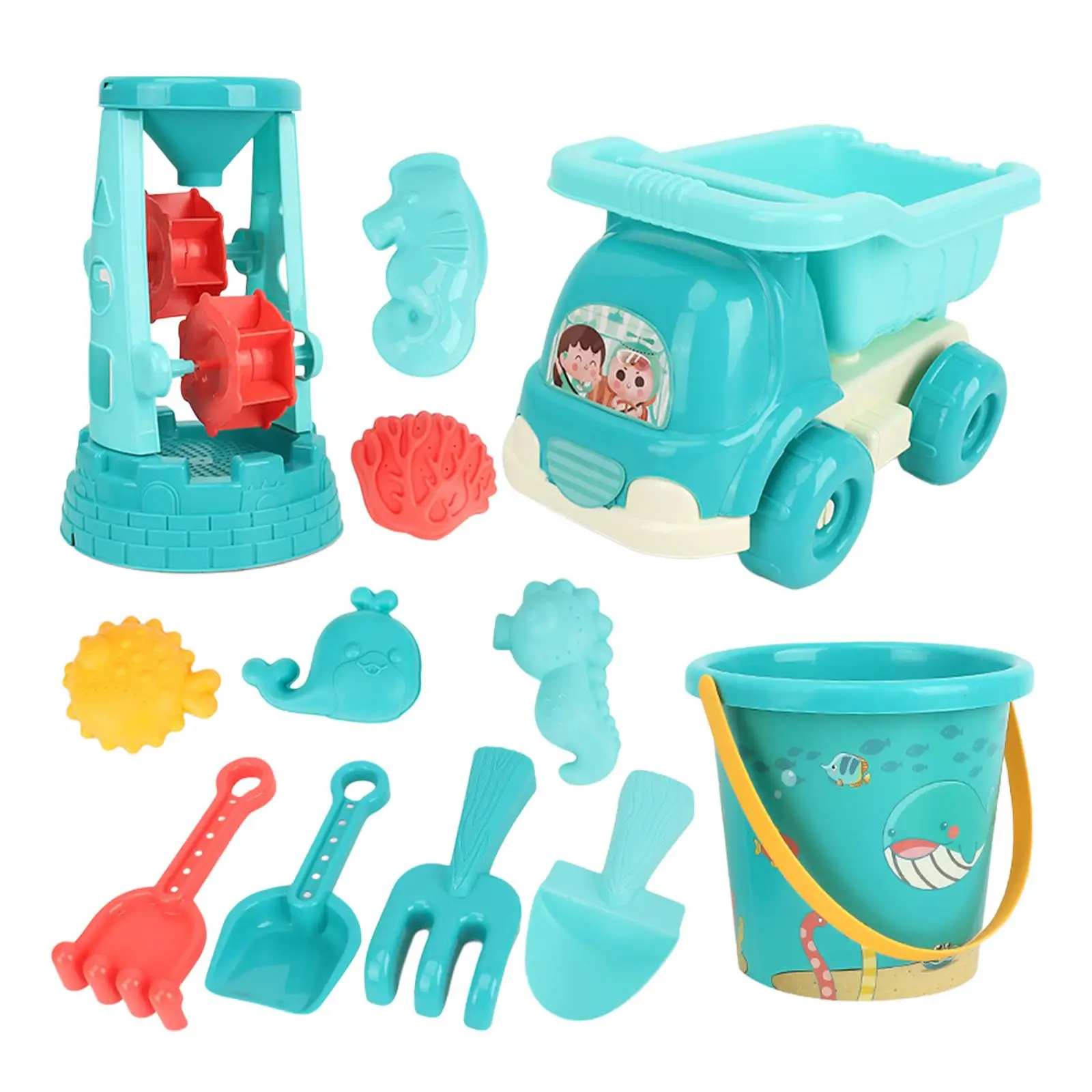 Kids Bathing Toy, Infants Digging Sand Toys, play Tooling Beach Toys, Beach Toys Set, Beach beach bucket Shovels Set