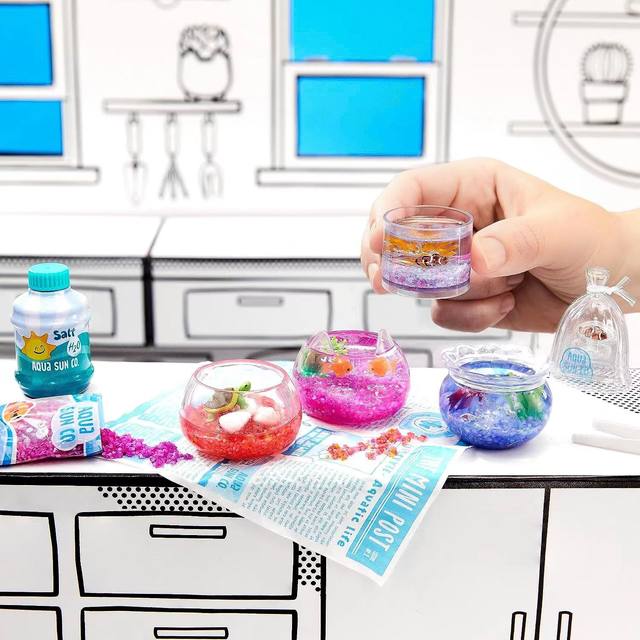 MGA's Miniverse Make It Mini LIFESTYLE Planting Cactus Fish tank packaging  House Mini Toys Dismantling Ball Gifts for Children - AliExpress