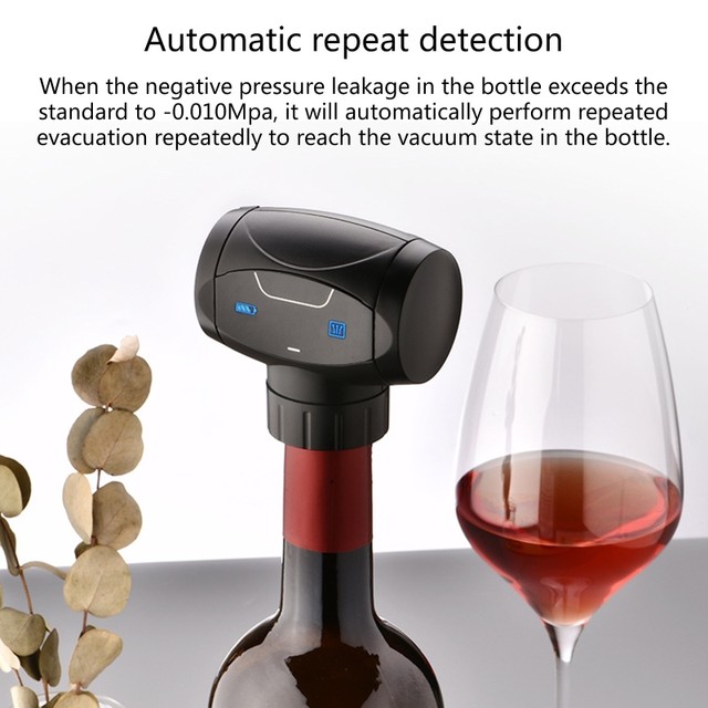 Automatic Wine Bottle Stoppers Electric Vacuum Pump Wine Preserver