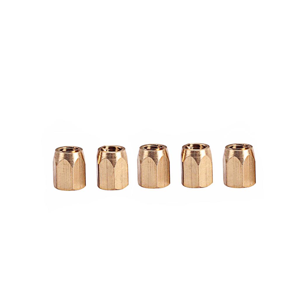 5x Brass Guitar  Rod Nut for Electric Guitar Bass accessories