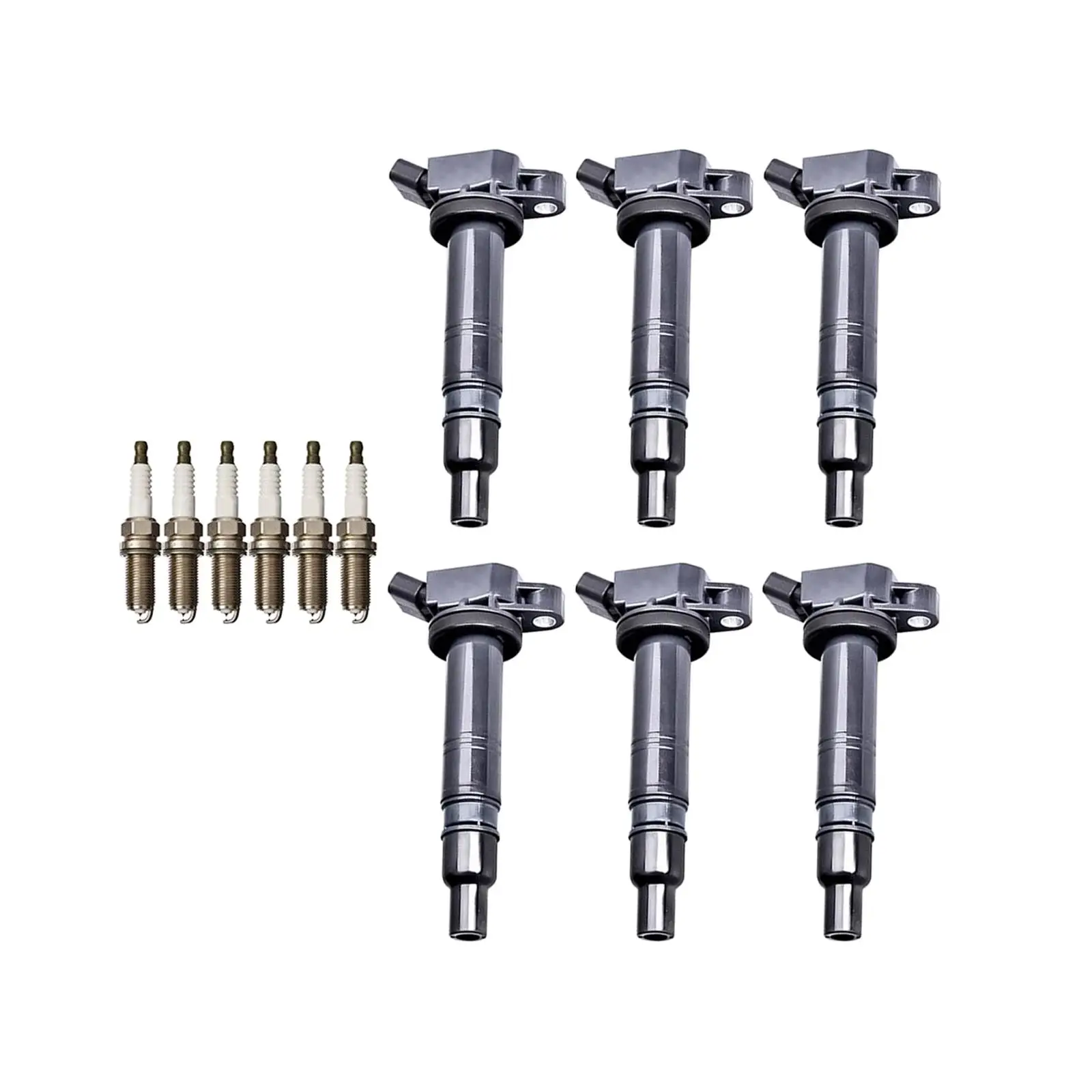 6 Ignition Coils 6 Iridium Spark Plugs for Toyota for tacoma 4 Runner