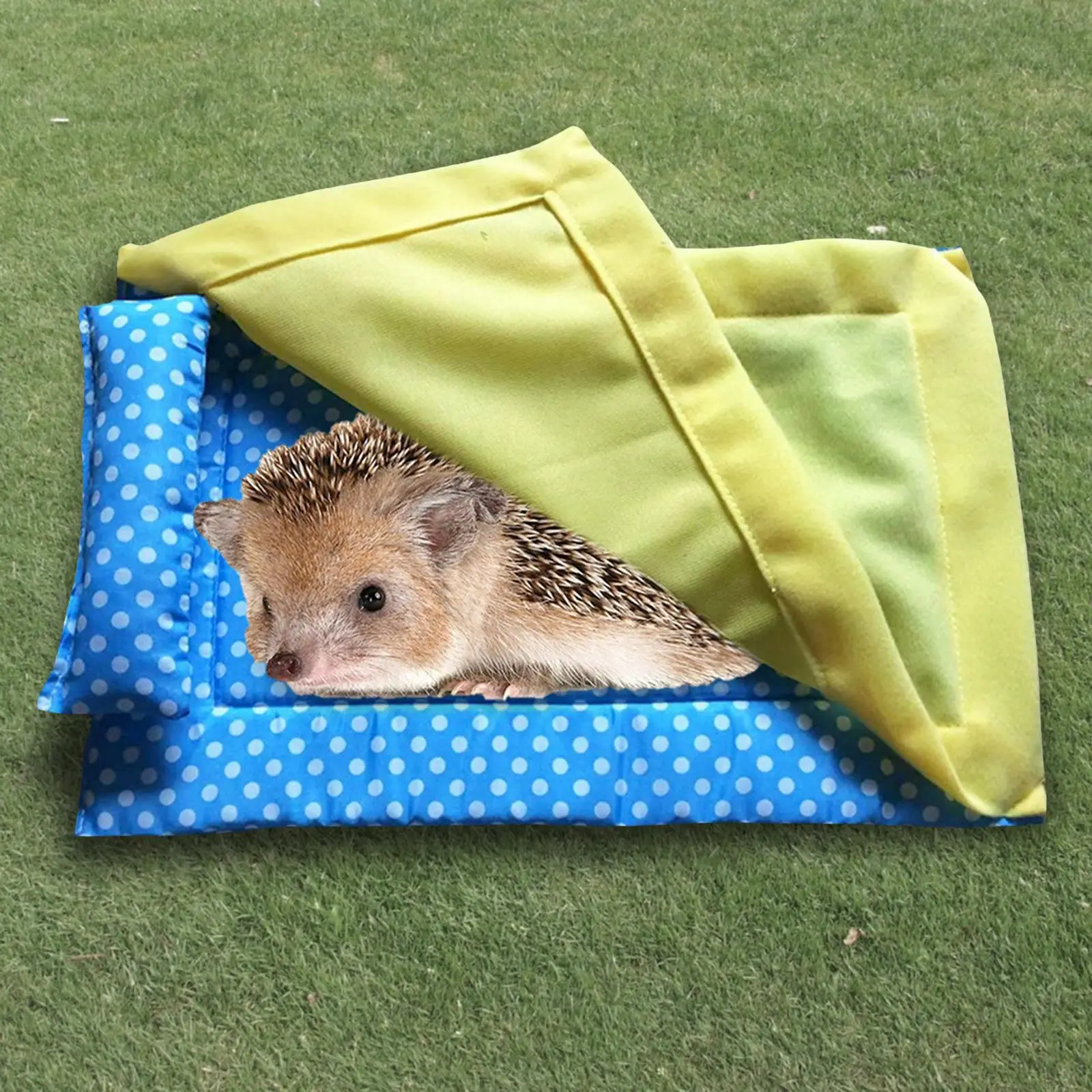 Reptile Sleeping Bag with  and Blanket Lizard Mat Bed Warm Bed for Small Animal Rat Accessories Chameleons Bearded Dragon