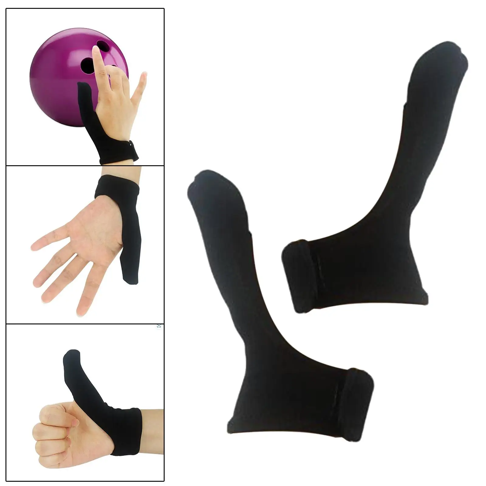 Bowling Thumb Protector Right Left Hand Grip Protection Gear Thumb Stabilizer
