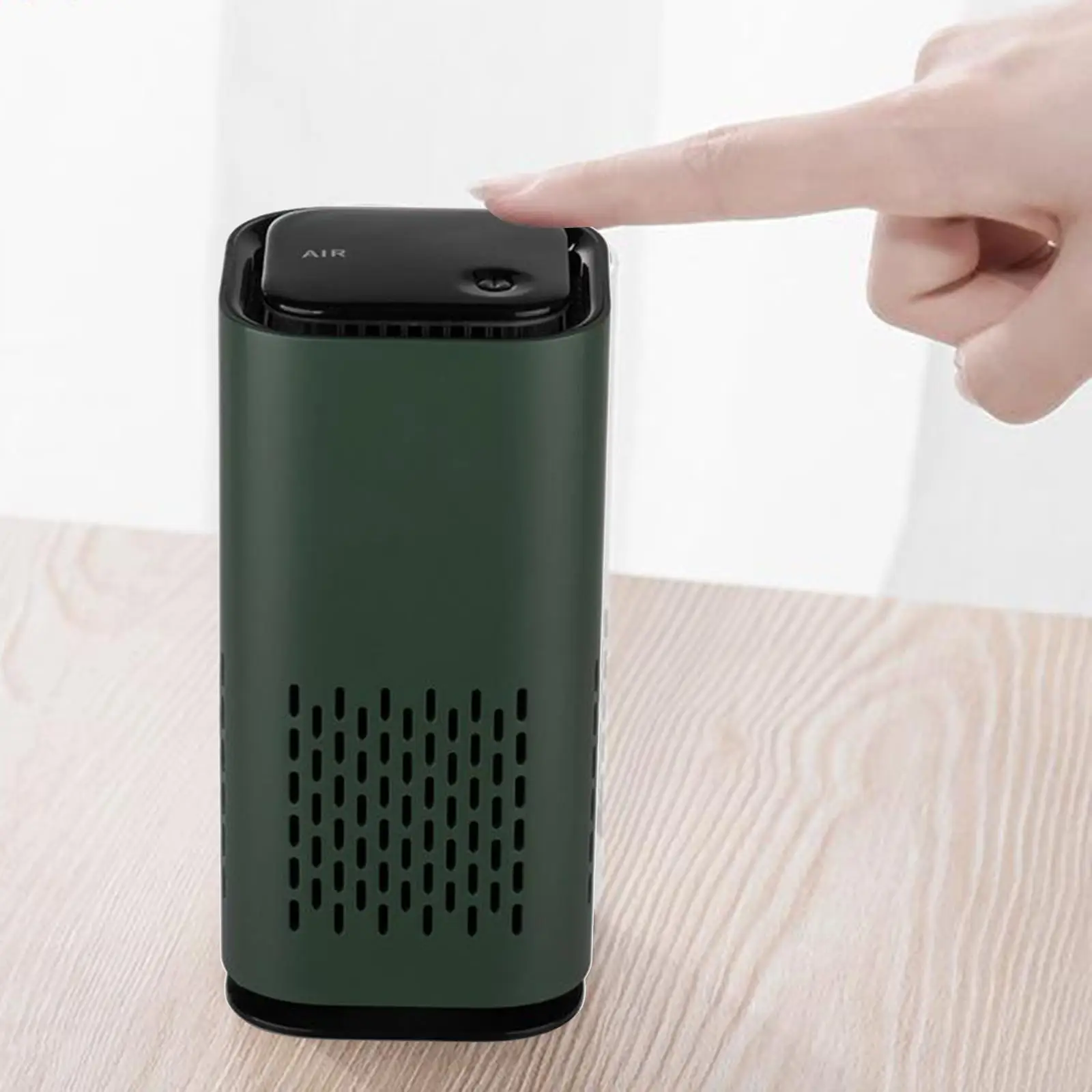 Portable Mini Purifier for Remove Smoke Pollen Desktop Air Cleaner