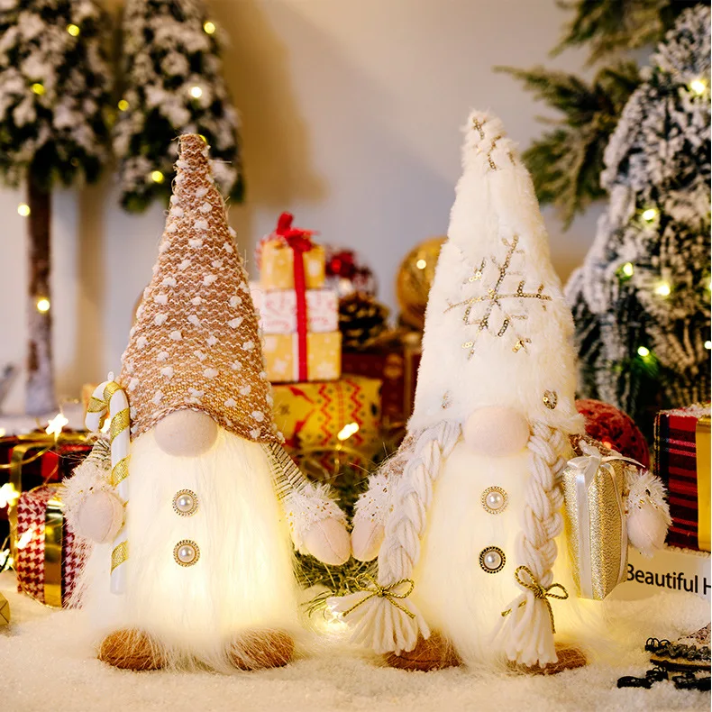 Gnome 30cm with LED Light Christmas Decor
