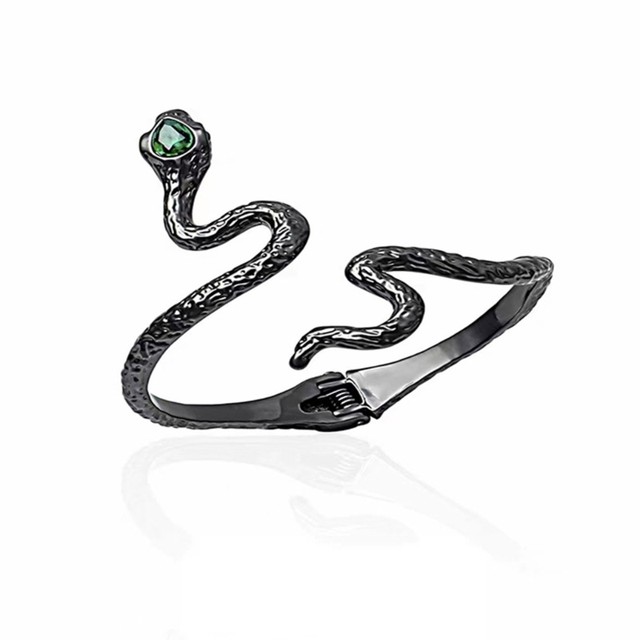 Punk Style Snake-shaped Vintage Bracelet Advanced Sense Open Adjustable  Bracelet Fashion Jewelry for Xmas Valentines