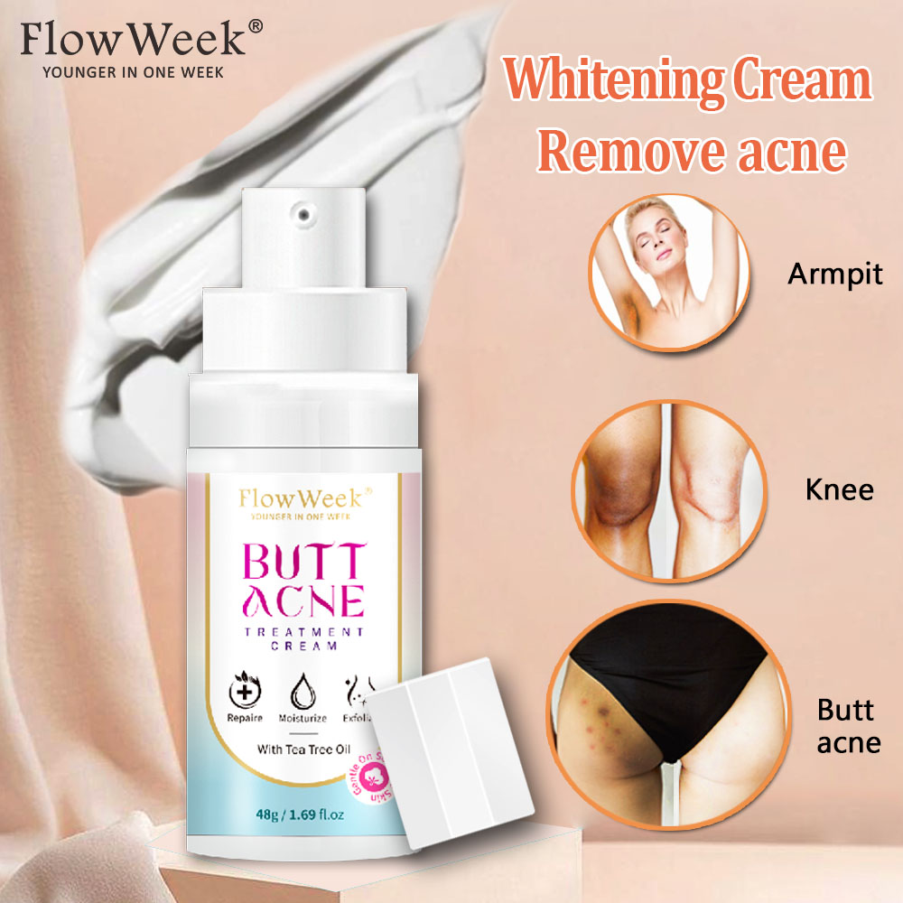 Best of FlowWeek Acne Butt Cream, Butt Thigh Whitening, Niacinamide, Dark Spots Body Cream, Pimples On The Butt，Moisturizing Body Lotion Reviews & Tips