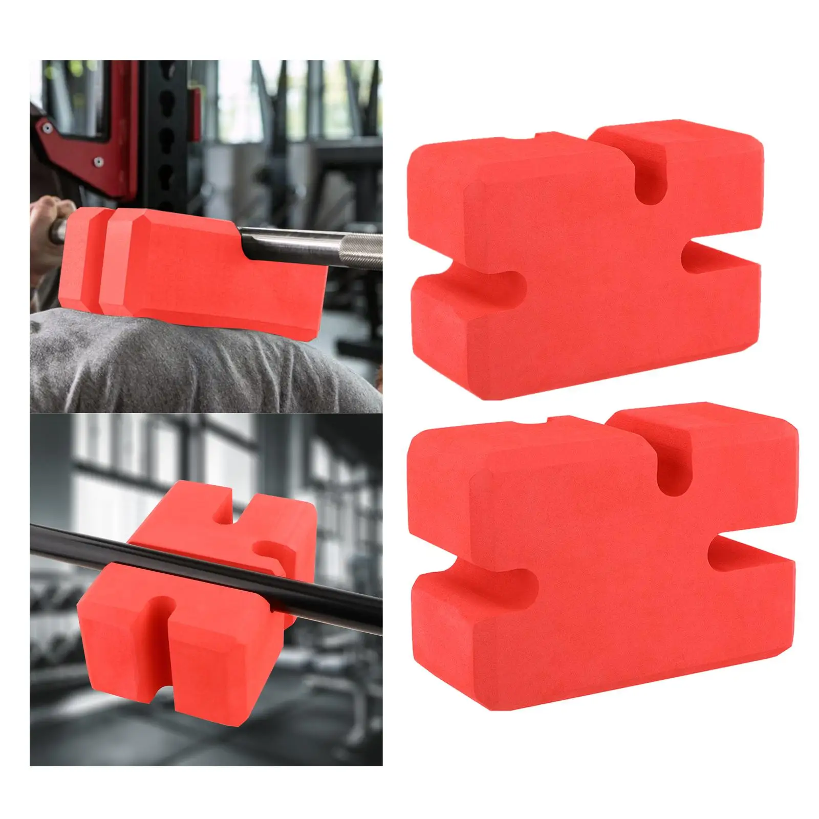 EVA Bench Press Block Gym Board Anti-Slip with Cut Grooves Weight Lifting Workout Home Portable Fitness Trainer Bench Blocks
