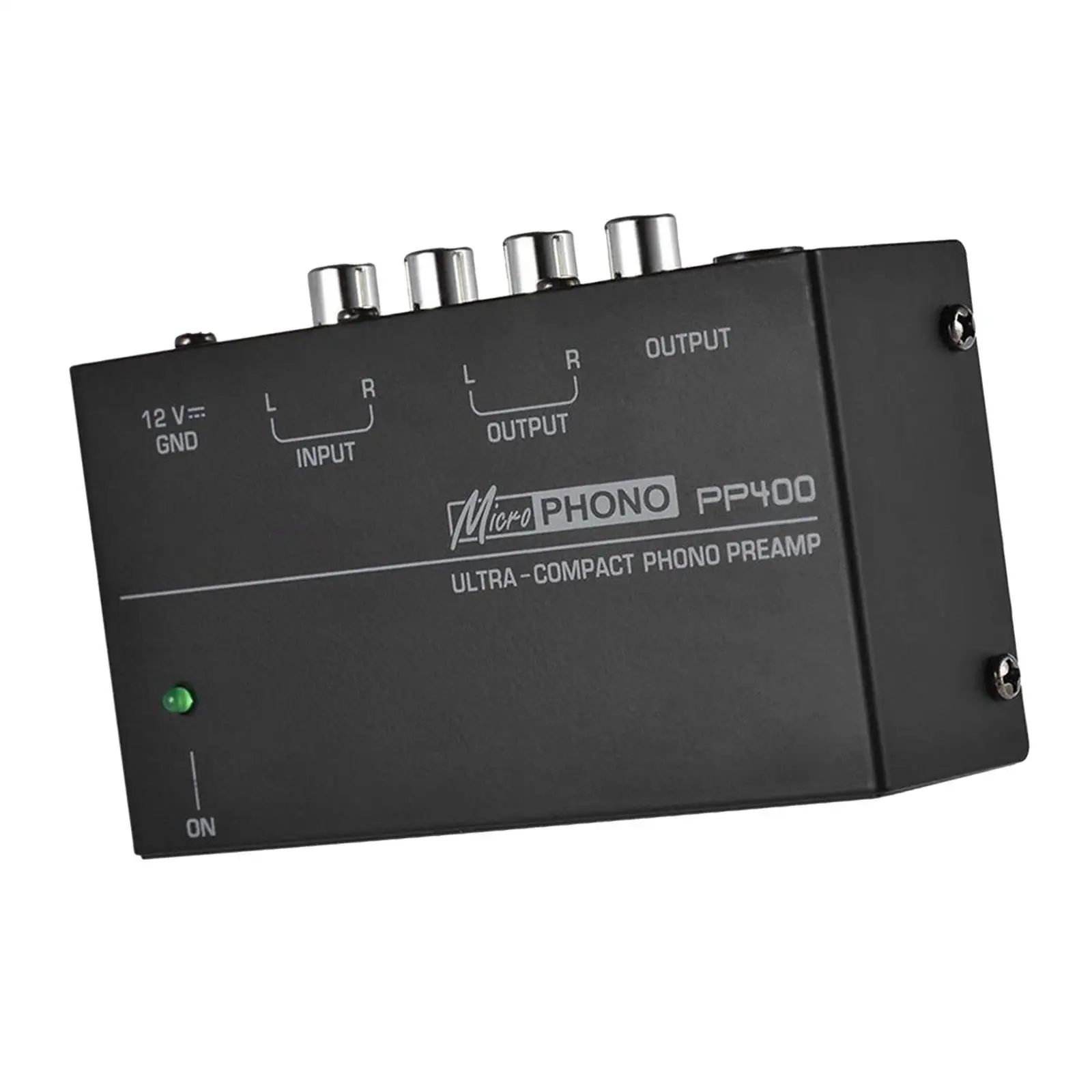 Turntable Amplifier Preamp Turntable Preamplifier Low Noise 12V Adapter Phono Turntable Preamp for Speakers Amplifiers Computers