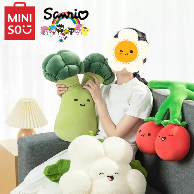 Authentic Miniso Vegetable Series Big Doll Tomato Broccoli