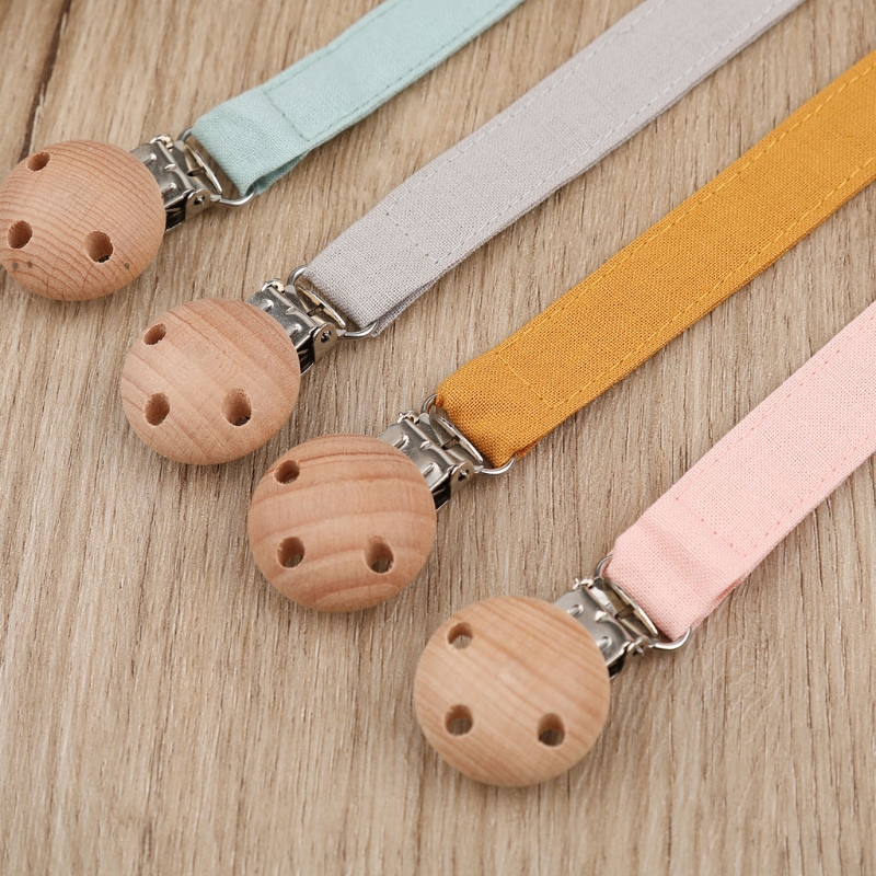 Baumwolle Baby Schnuller Kette Clip Schnuller Nippel Halter Verschlüsse Schnuller Schnuller Clip A2UB – Detail 4