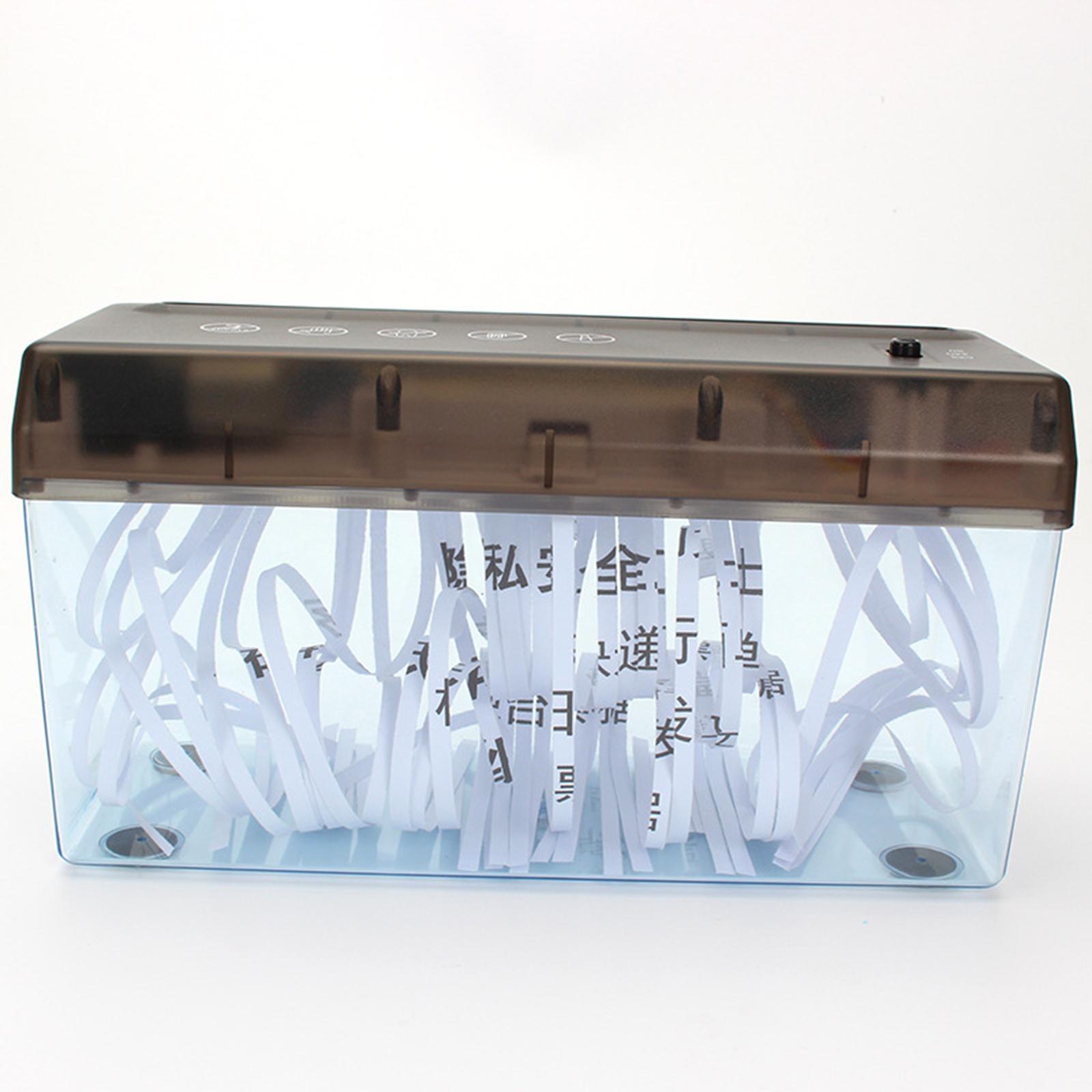 USB Paper Shredder A4 Paper Cutter Electric Mini Shredder Paper Cutting Machine Office Home School Desktop Stationery