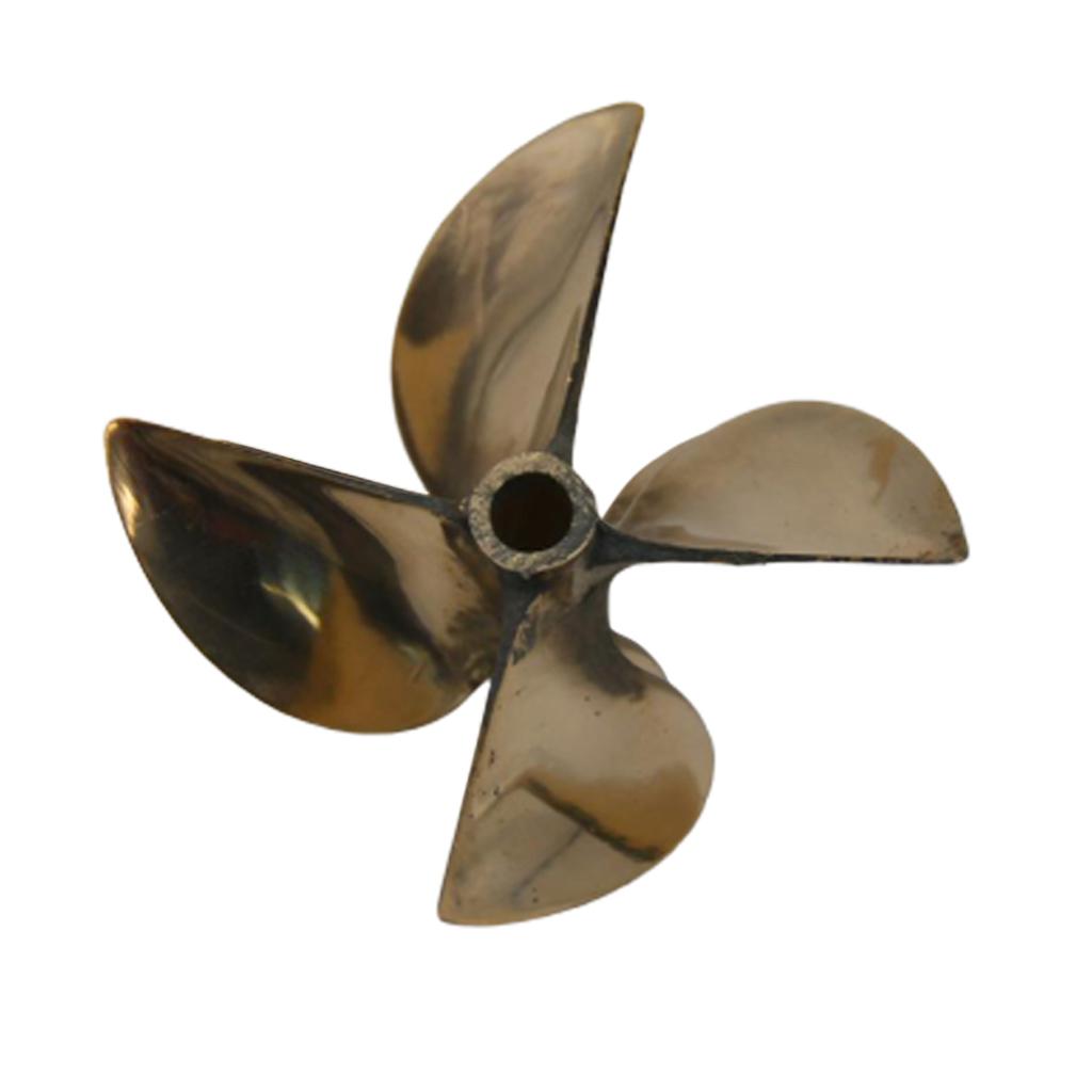2x RC Boats 6717 4-Blade Propeller 26cc 67mm OD for 6.35mm 1/4