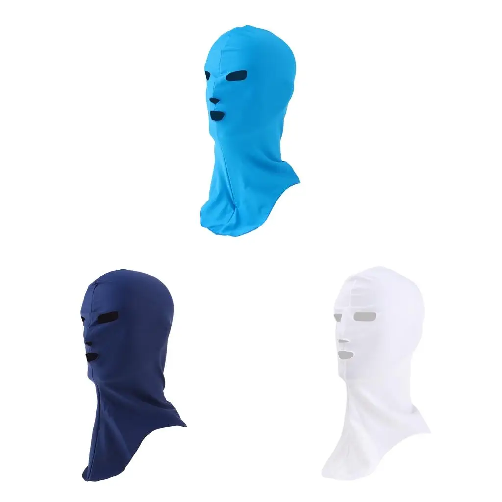 Swimming Cap Sunblock UV Protection Full Face Mask Head Neck Cover for Men and Women