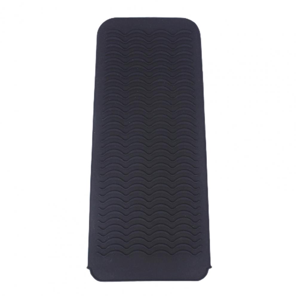 Description Picture 2 of itemHair Straightener Bag Portable Anti-scalding Curling Iron Holder Wave Pattern Silicone Heat Insulation Mat Home Supply