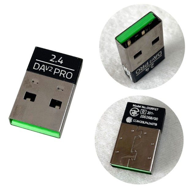 2.4Ghz USB ワイヤレスドングル USB レシーバーアダプター razer
